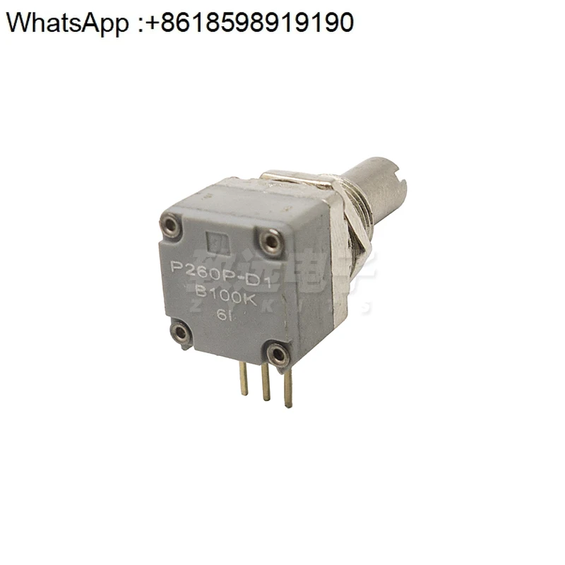 

BI P260P-D1 B100K 104, прецизионный однооборотный потенциометр, длина вала 20 мм, 3 фута