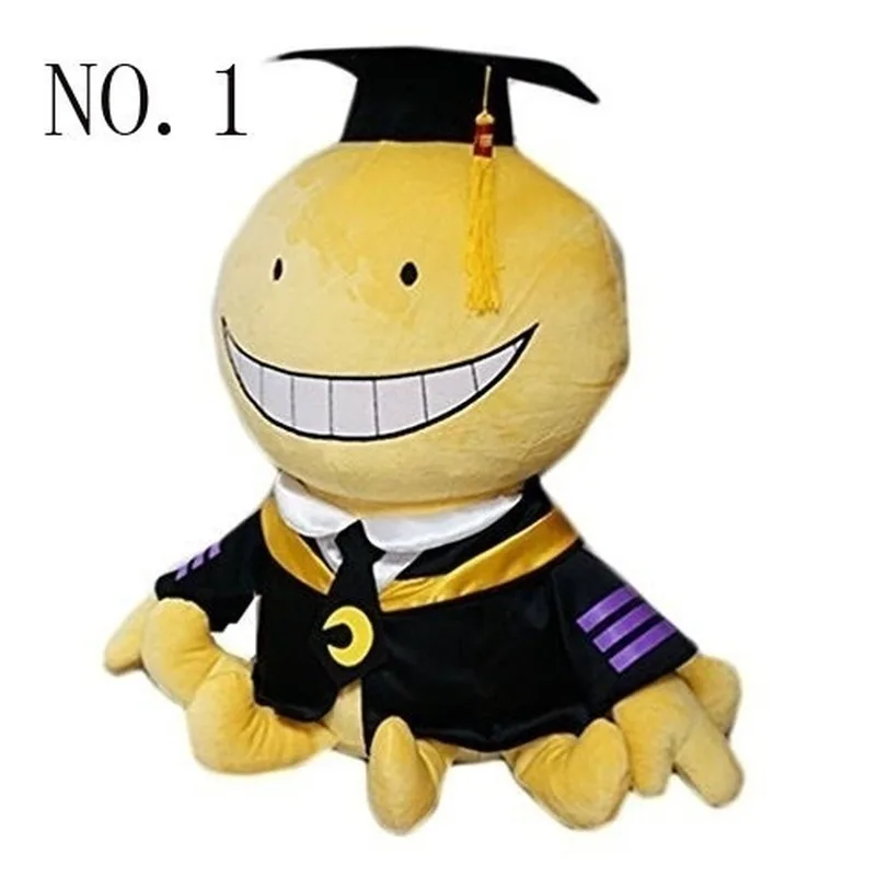 Cute Octopus doll Korosensei Koro Sensei Teacher Plush Stuffed Toys Cartoon Animals Dolls Graduate Kids Assassination Classroom