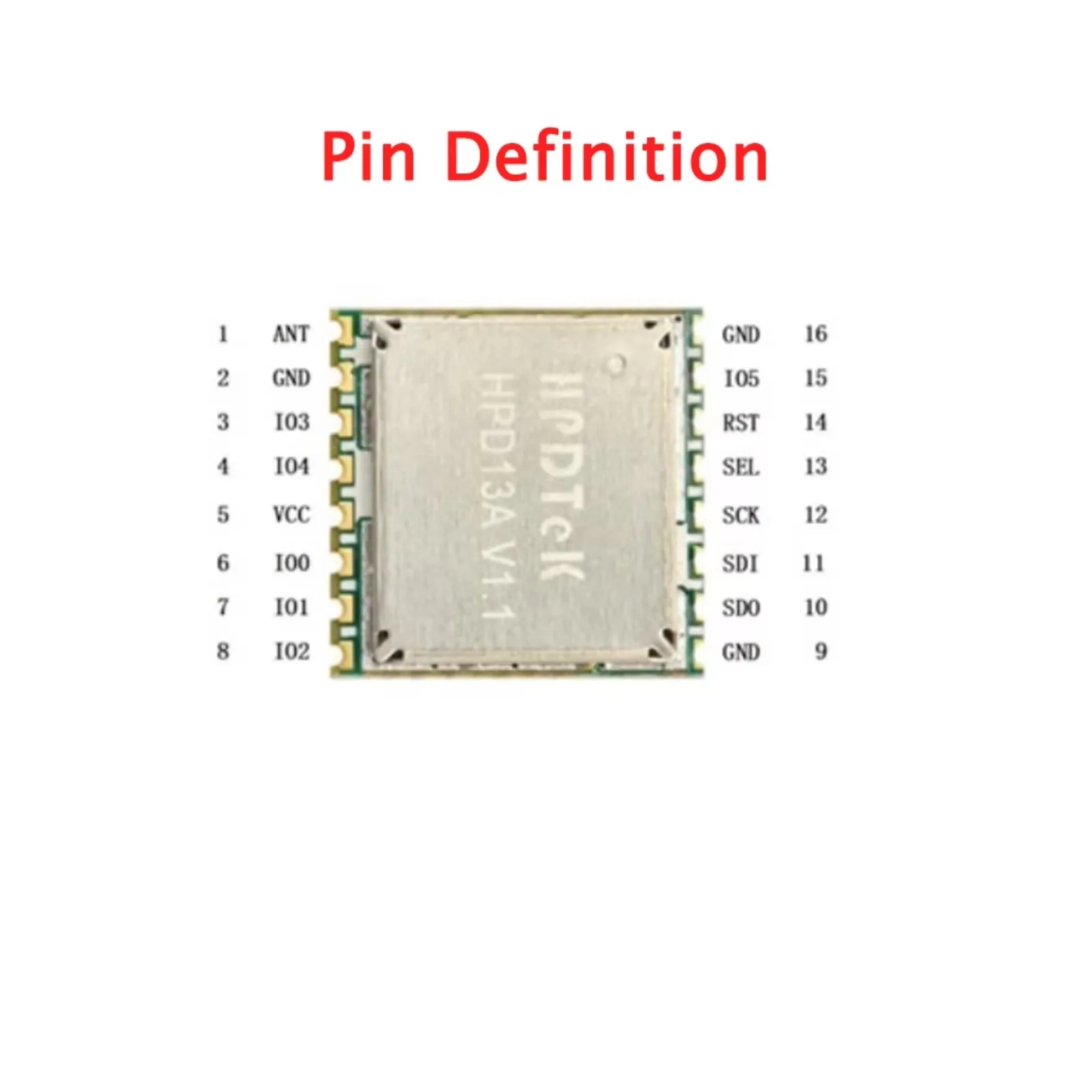 10 قطعة/الوحدة HPD13A 868 ميجا هرتز 915 ميجا هرتز SX1276 راديو جهاز الإرسال والاستقبال اللاسلكي وحدة Lo-Ra نقل البيانات لنظام الري عن بعد