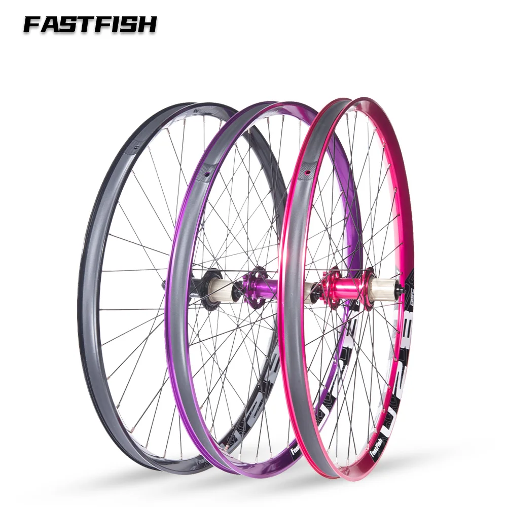 

2023 Dirt Jump Mountain Bike Wheelset Disc Brake 26 27.5 Inch MTB Aluminum Alloy Bike Wheels 6-Bolt Block