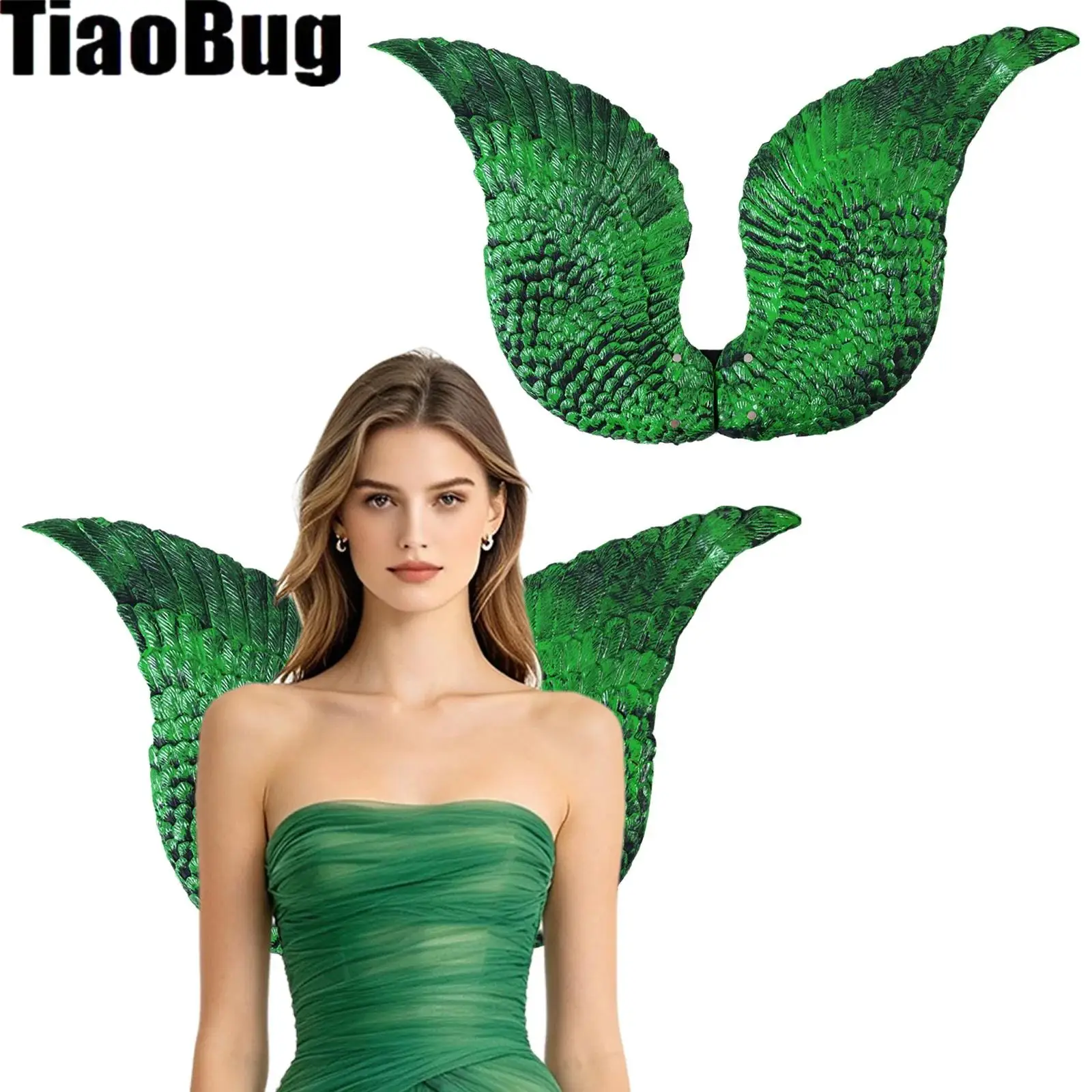 Adults Kids Angel Wings Fairy Costume Props with Elastic Straps for Halloween Cosplay Theme Party Cosplay Stage Performance