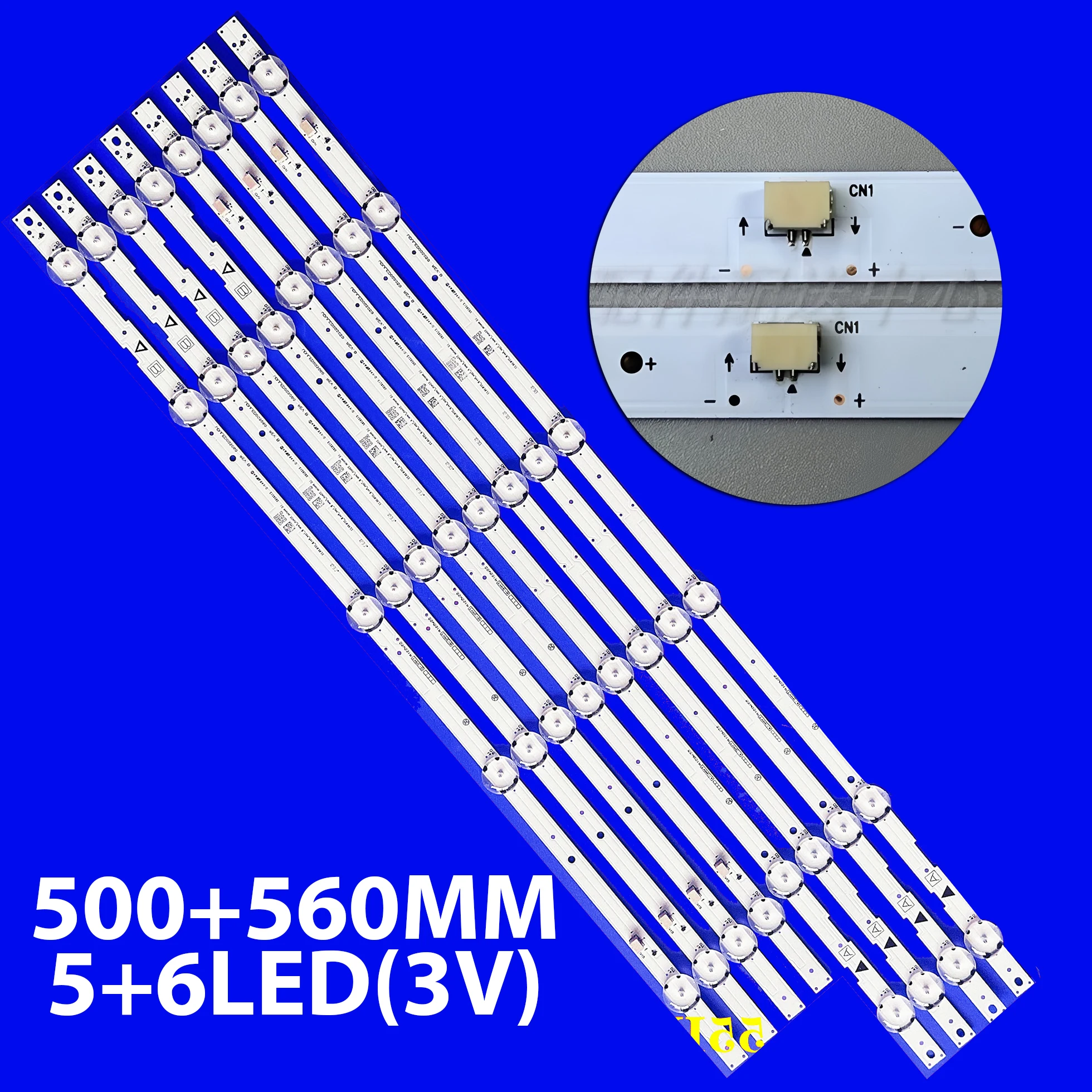 LED Backlight Strip For 55PFL4901/F7 INNOTEK 55INCH_FUNAI A B_TYPE 55PFL5601 55PFL5402 55MV346X/F7 FW55D25F B U5DRAX U5DR4XH