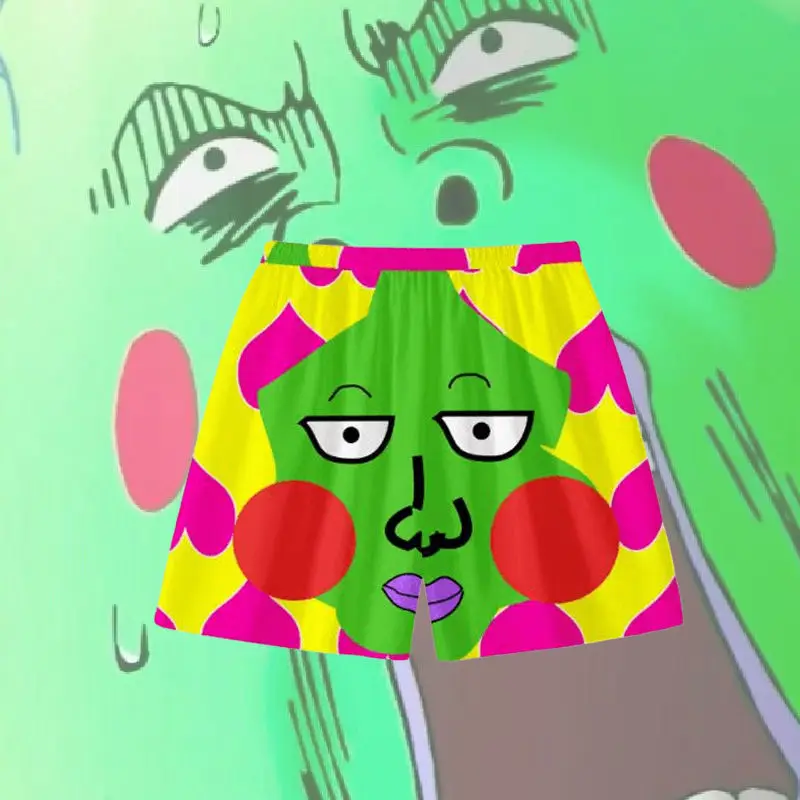 

Аниме Mob Psycho100, забавные шорты серии Dimple, летние короткие штаны для мужчин и женщин, домашняя одежда, женская и мужская одежда