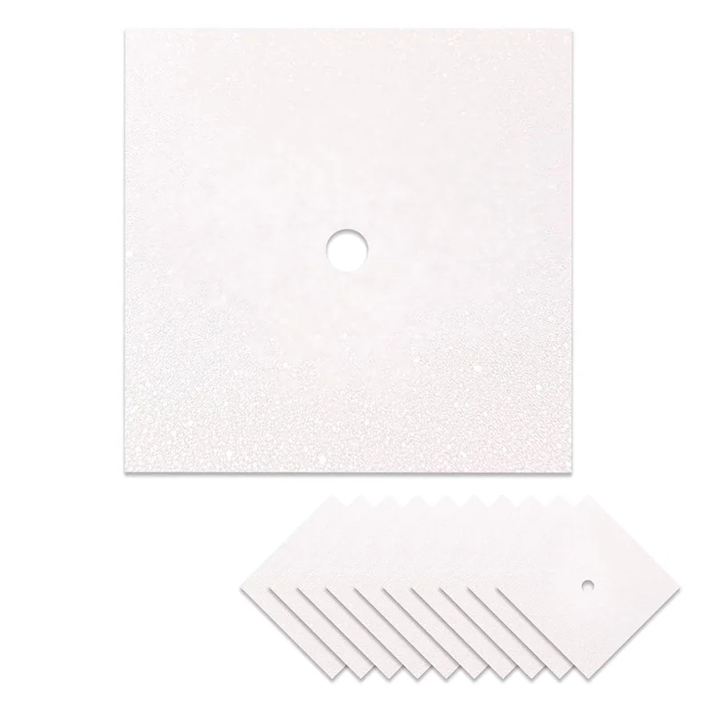A88Z 10 PCS Cartulina con purpurina Papel de construcción premium para decoraciones de gorras de graduación