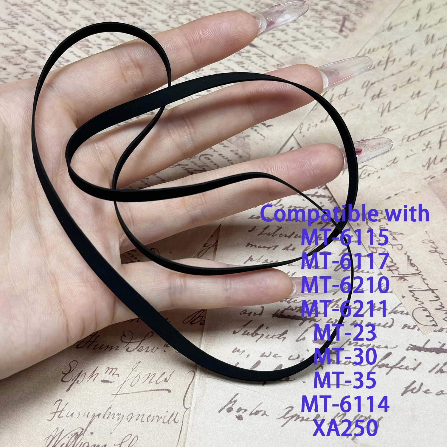 correia-de-transmissao-plana-para-reparo-de-pratos-giratorios-fisher-mt-6115-mt-6117-mt-6210-mt-6211-mt-23-mt-30-mt-35-mt-6114-xa250