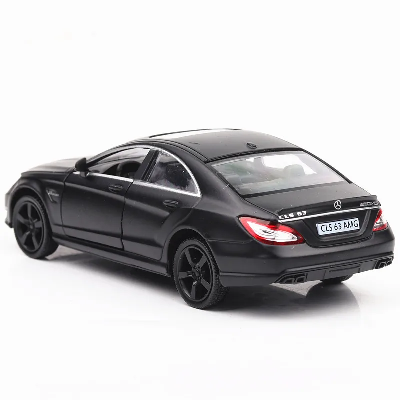 1:36 Mercedes-Benz CLS 63 AMG Metal Diecast Car Model Scale Miniature Collection Vehicle Hobby Kid Toy for Boy Xmas Gift A57