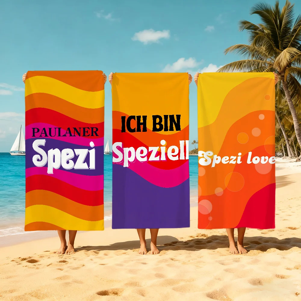 Toalla P-Paulaner S-Spe-zi, toalla de playa suave de microfibra de secado rápido grande para viajes, Fitness, Sauna, baño, Camping