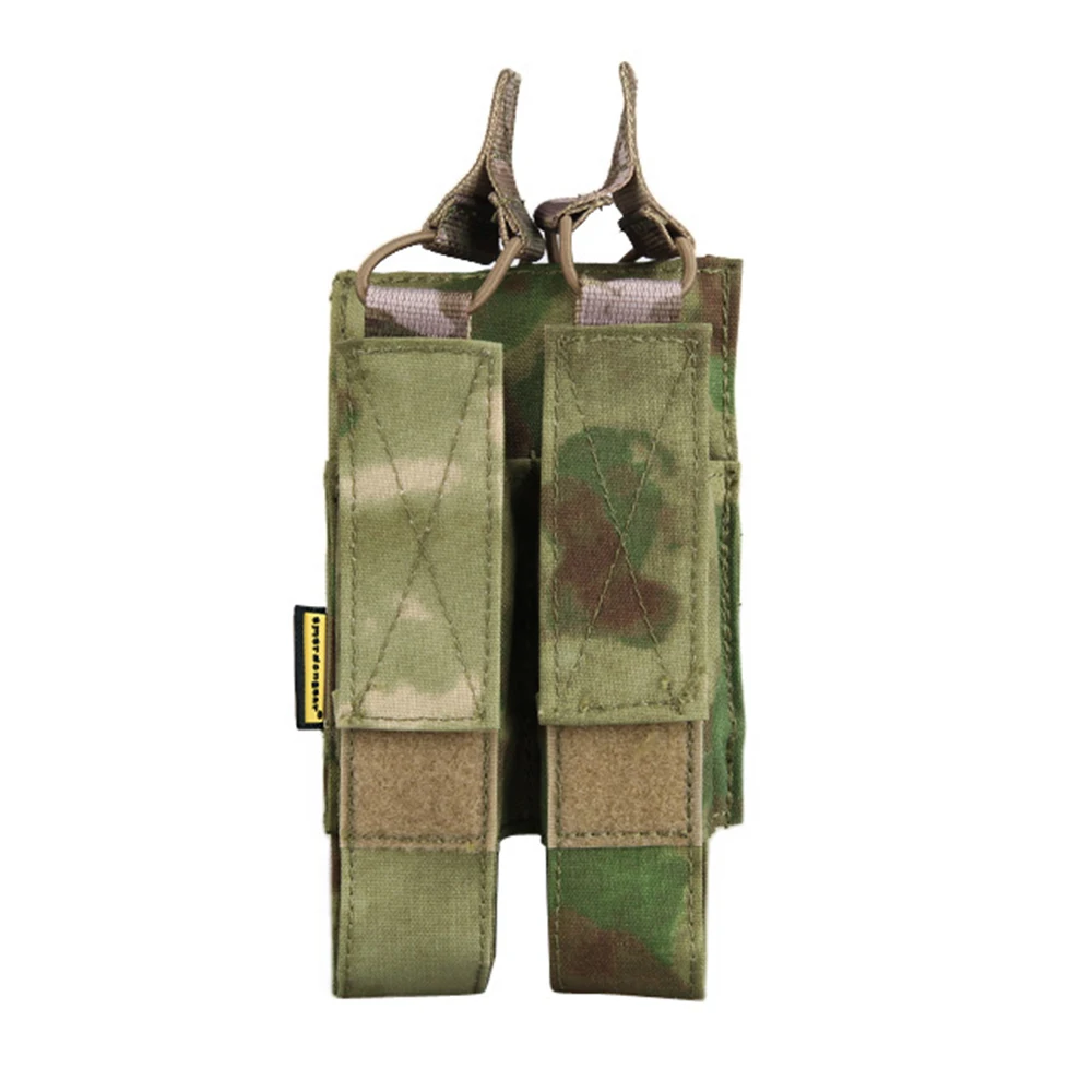 Emersongear для MP5 Dual KRISS MP7 Подсумок для журналов Двойная сумка для магазинов MOLLE Кобура-держатель Страйкбольный охотничий чехол Карманная панель