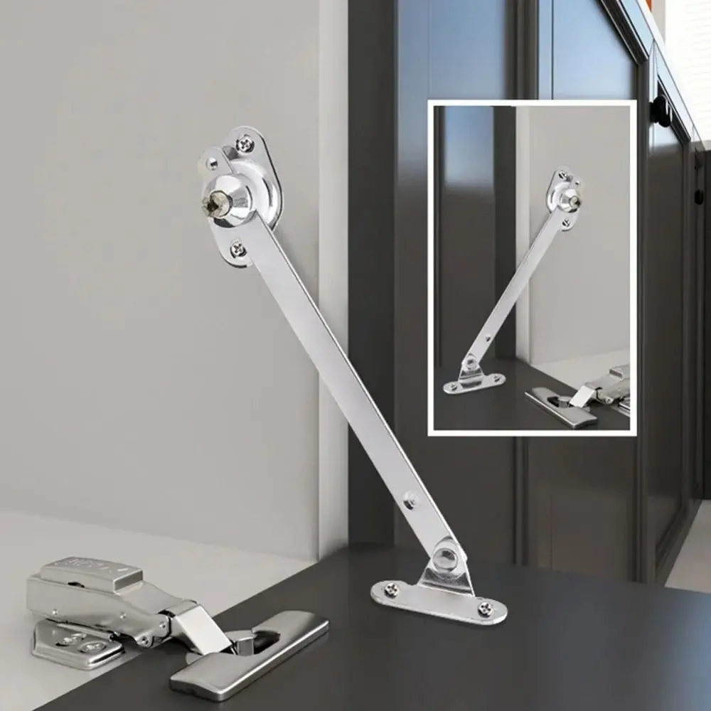 6/8/10/12 Inch Cabinet Hinge Soft Down Adjustable Lift Up Flap Stay Hinge Zinc Alloy Sliding Rail Flap Stay Furniture Doors