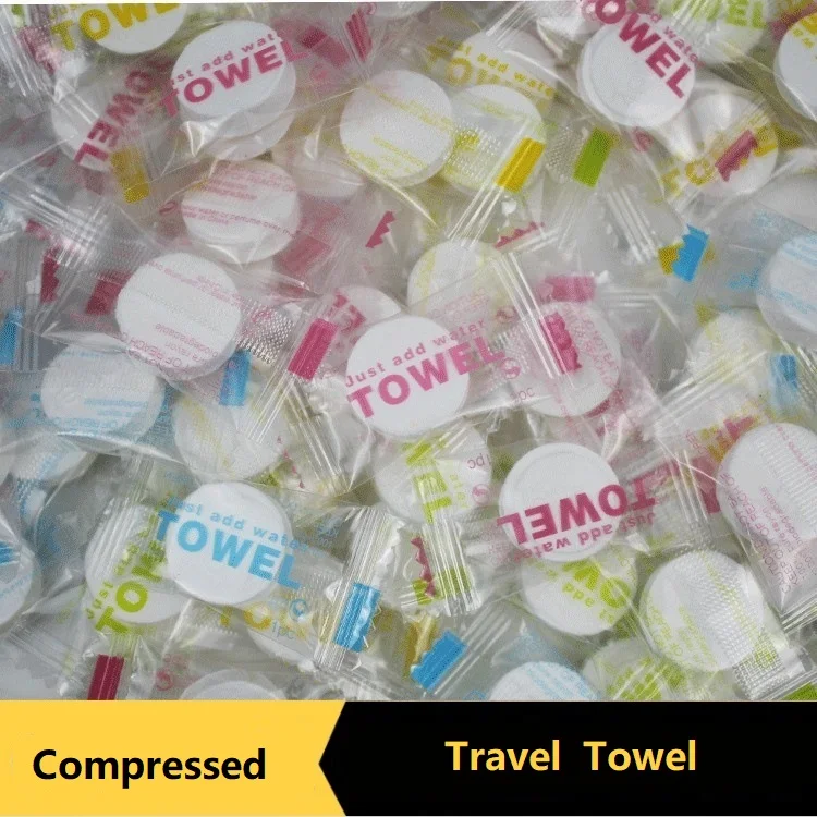 Disposable Hand Wipes Face Towel Travel Towels Portable Mini Compressed Coin Tissue for Camping Hiking Sports Beauty Salon