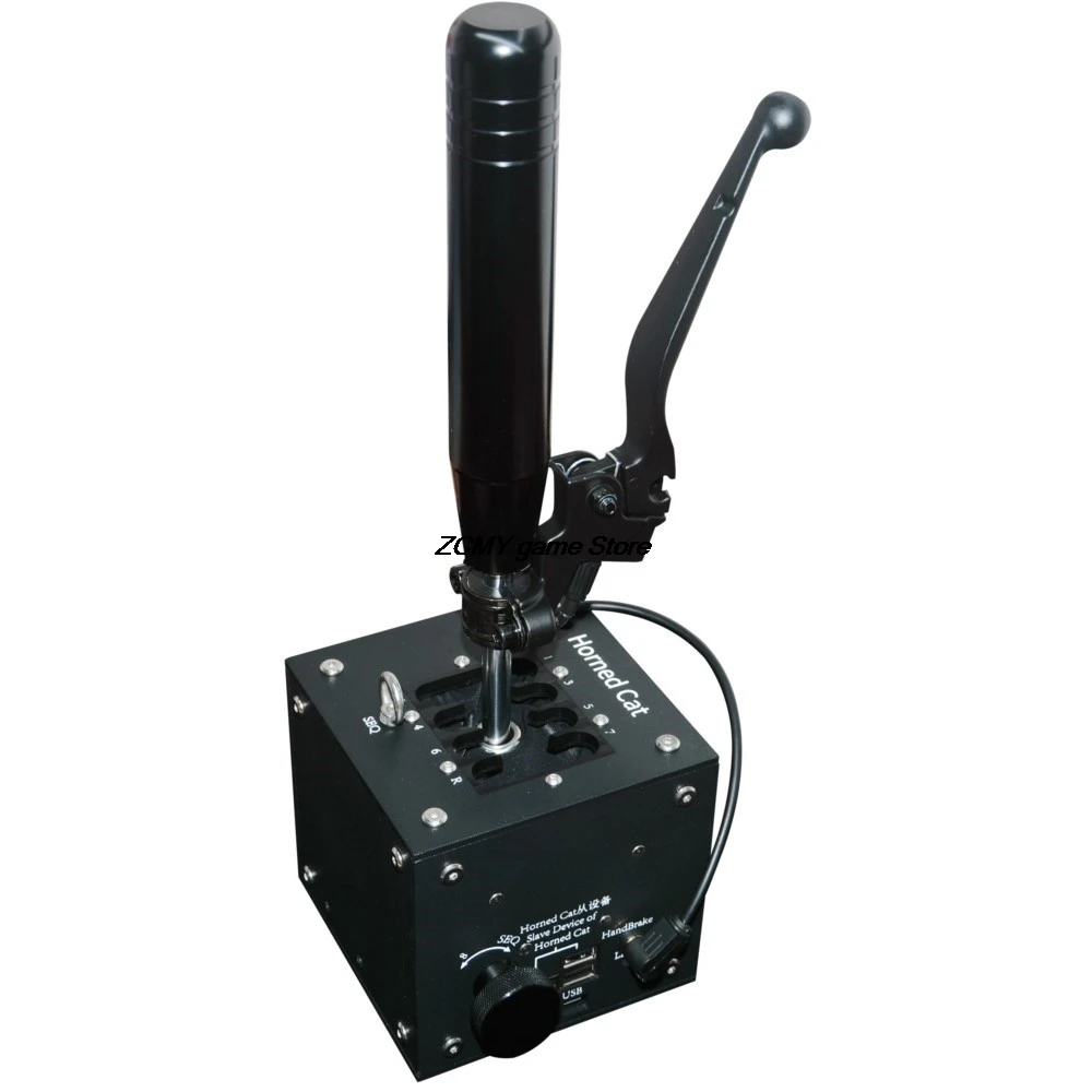 For T300 T500 For Logitech For G29/G27/G25 Euro/American Truck PC Rally racer gear shift linear handbrake SIM Racing Games