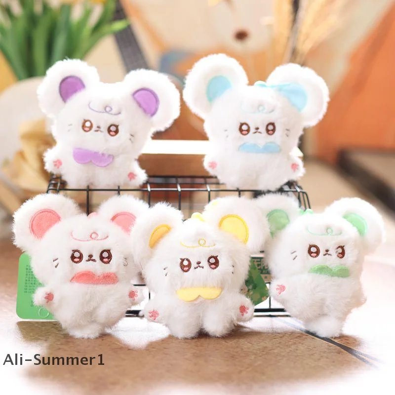 

Cute Little Mouse Plush Animals Dolls Stuffed Toys Keychain Pendant Backpack Hangings Decoration Girly Bag Ornaments Kids Gifts