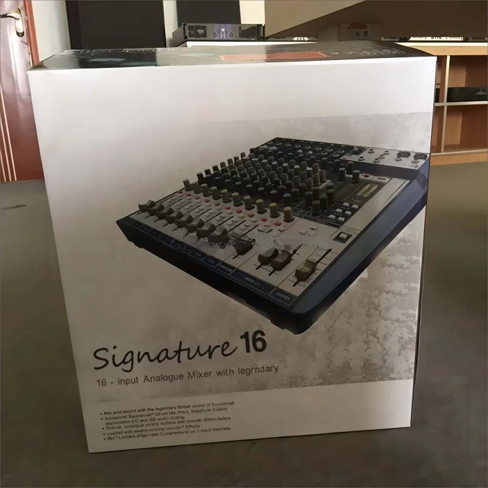 Top 5A 1:1 Superior Quality Multi-Track 16 Channels Similar Soundcraft Signature 16 Mixer with FX USB