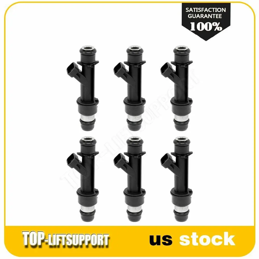 

6 Fuel Injectors For Chevy Trailblazer GMC Envoy Isuzu Ascender 4.2L 2003-2004