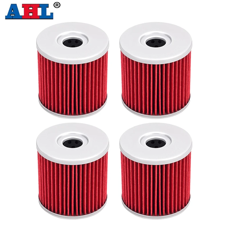 1/2/3/4PCS AHL Motorcycle Oil Filters For Hyosung GT650 GT650R GT650S Comet GV650 Aquila Avitar ST7 GT GV 650 650R 650S
