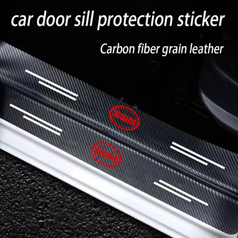 Car Threshold Guard SEAMETAL Stickers Door Edge Protector for SWM G05 G01 Swm X3 X7 EROE X2 G03F Auto Accessories Accessories