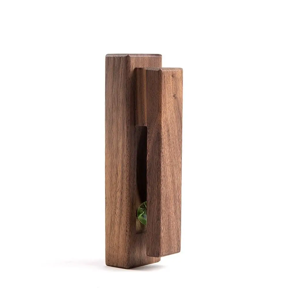 Multi-Purpose Wood Wooden Hook Strong Adhesive Punch Free Wood Wall Hook Coat Peg Door Hanger Key Decor Holder Bathroom