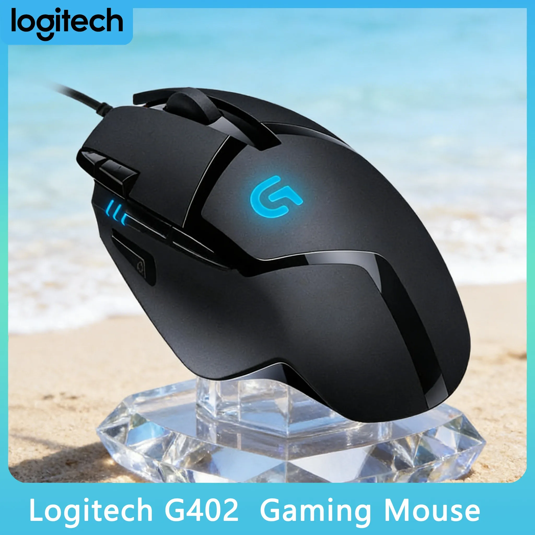 

Игровая мышь Logitech G402 проводная для CS:GO Valorant, 8 программируемых кнопок, RGB-подсветка