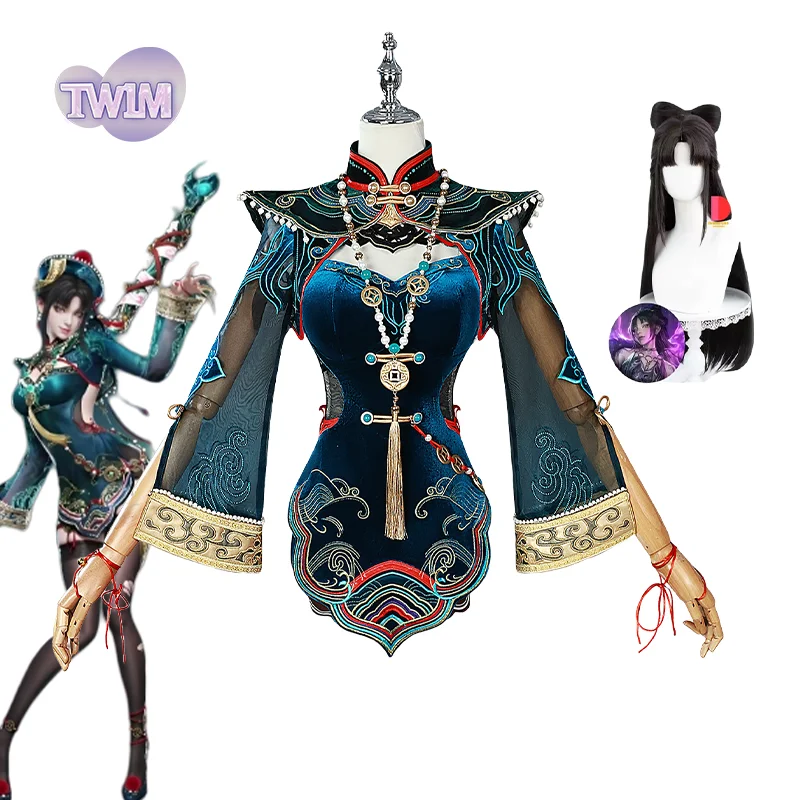 2025 Venta caliente Juego Naraka Bladepoint Nuevo Tessa ‌   Disfraz de Cosplay de Anime, vestido Sexy, disfraces de Halloween, fiesta Cheongsam personalizado