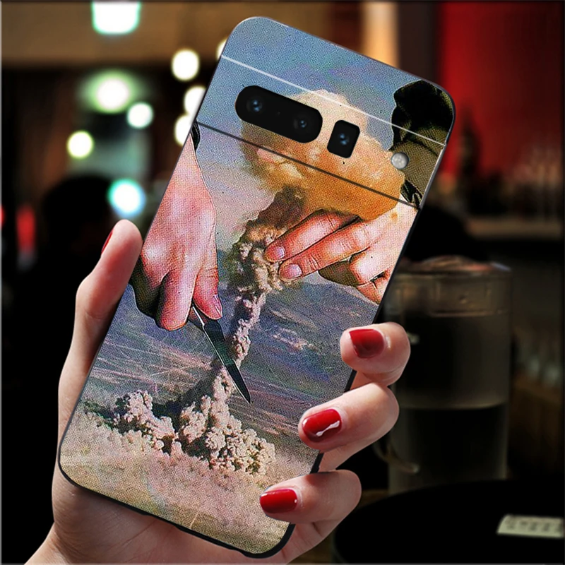 

Phone Case For Google Pixel 10 9 Pro XL 9A 8 7 6 Pro Pixel 8A 7A 6A Pixel 8 7 6 5 Art Aesthetic Trippy