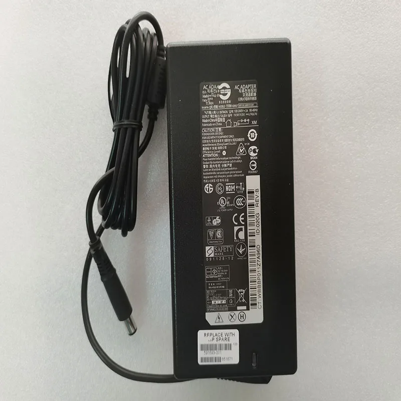 New OEM 19.5V 6.7A 7.4mm Pin 130W AC DC Adapter 589019-001 AD8027 For HP AP5000 AiO POS Machines