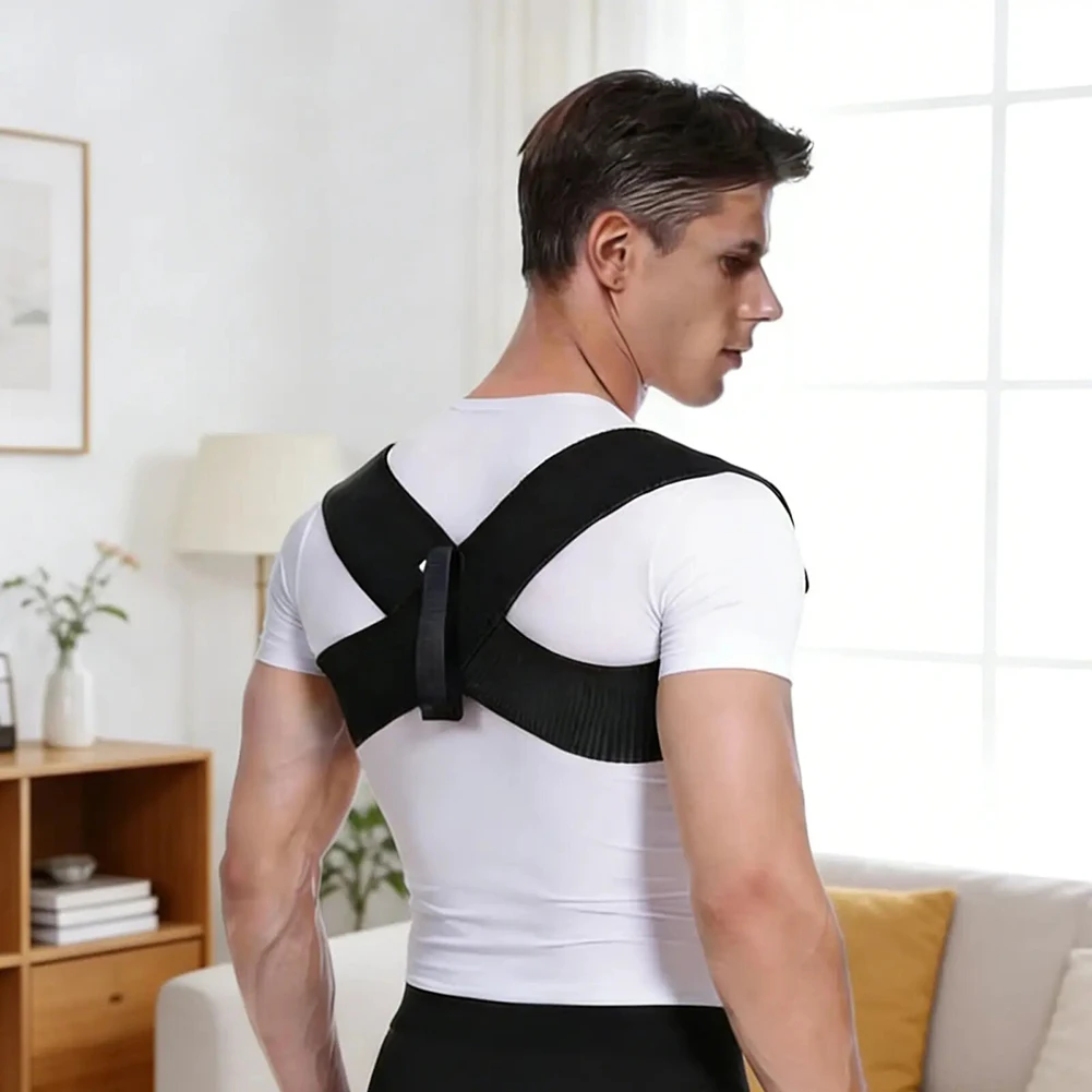 Anti Hunchback Correction Strap,Back Posture Corrector,Unisex Adjustable Back Brace Posture Corrector,Relieve Neck/Shoulder Pain view 6