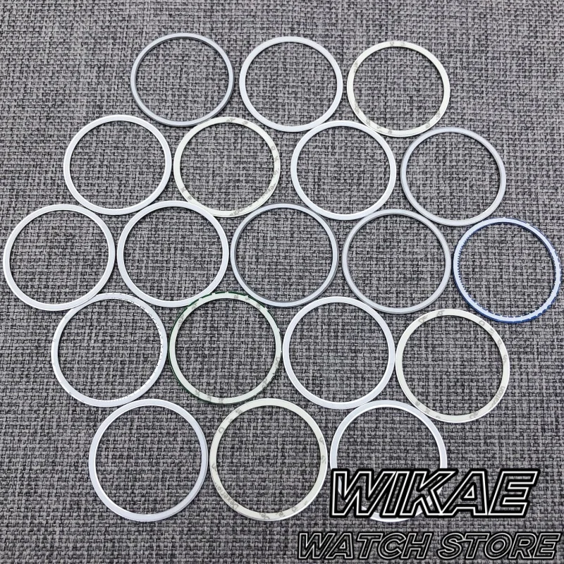 Multy Colors Of VK63 Flat Aluminium Bezel Insert 38.5*34mm Fit 40mm Speed VK63 Watch Case Replacement of Watch Accessories Parts