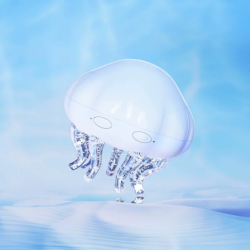 مصباح إسقاط قنديل البحر المحيطي، مؤقت بلوتوث، ضوء ليلي مثير للاهتمام مع 8 ألوان متغيرة ديناميكية وجميلة #4