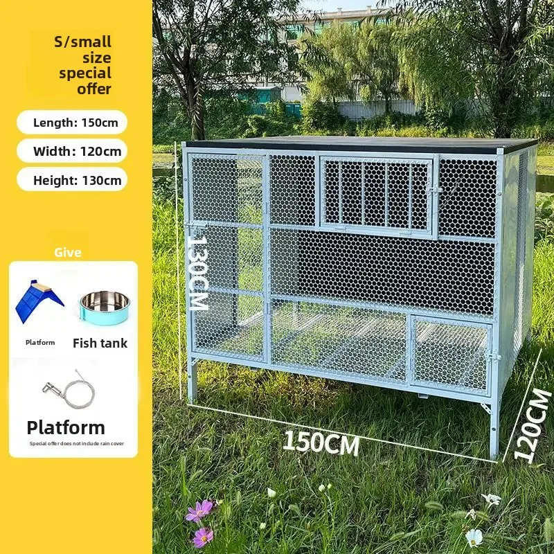 Painting process rust-proof assembly pigeon house pigeon shed pigeon outdoor large bird chicken cage peacock