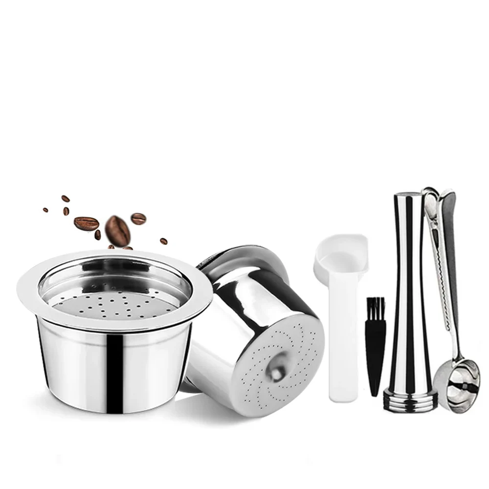 

Coffee Capsule Stainless Steel Reusable Coffee Pods for ALDI Expressi Tchibo Cafessimo&K fee ALDI Expressi Coffee Machine