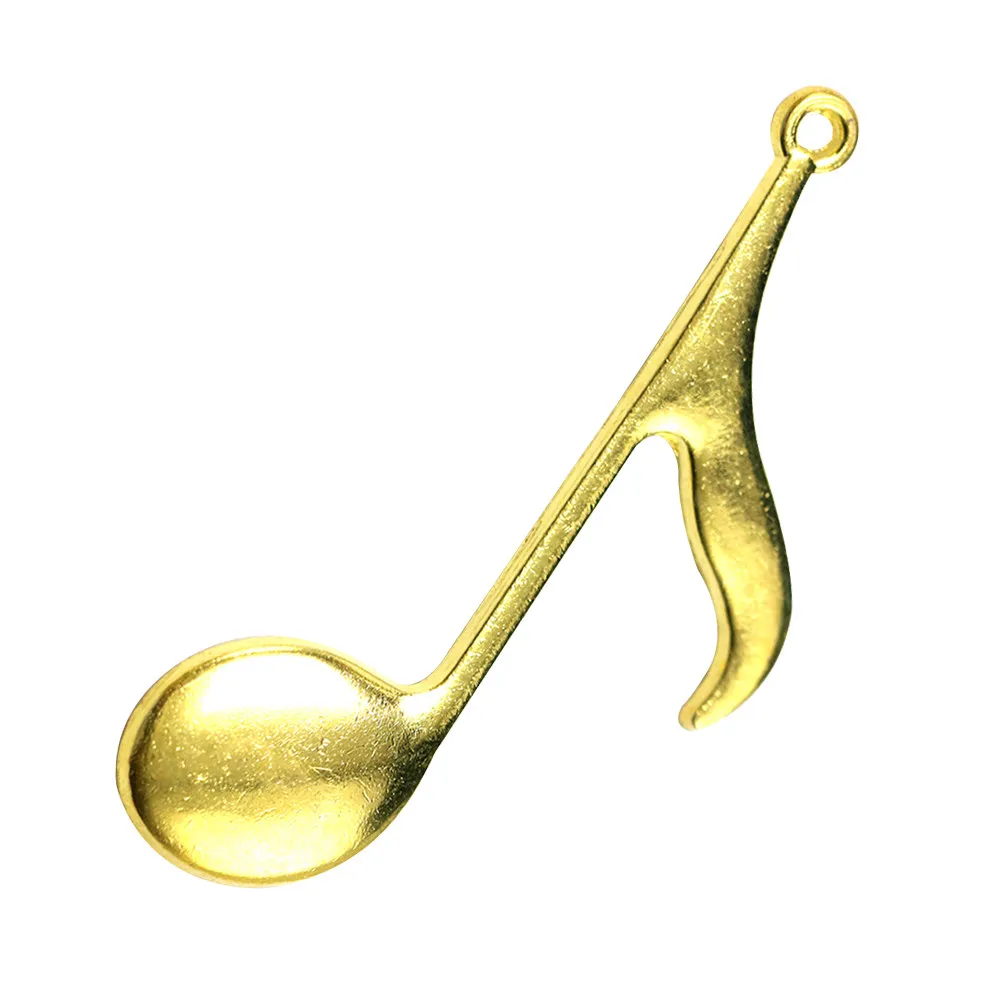 

20Pcs Musical Note Alloy Pendant Charms Simple Stylish DIY Jewelry Making Necklace Bracelet Keychain Accessories Embellishments