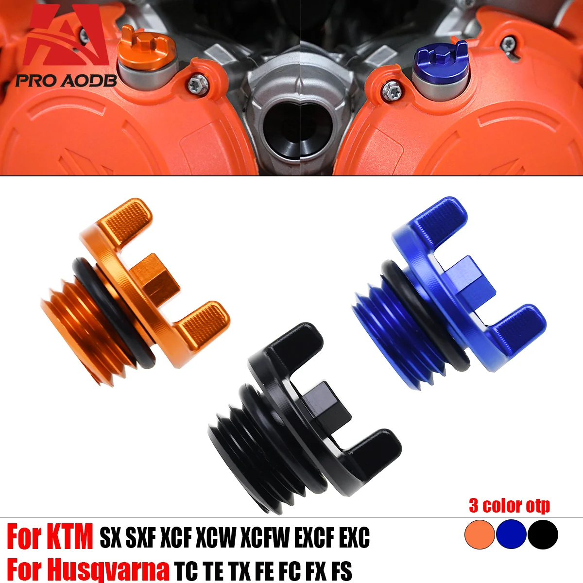 High quality CNC Engine Oil Filler Plug Cap Cover For KTM XC XCF XCW XCF-W XC-W SixDays SX SXF  EXC EXC-F 125-500 2004-2021