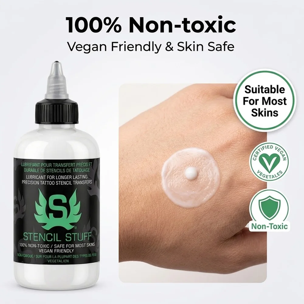 Tattoo Stencil Transfer Gel Professional Long Lasting Clear Formula Precision Stencil Stuff Cream Vegan Safe Tattoo Accessories view 2
