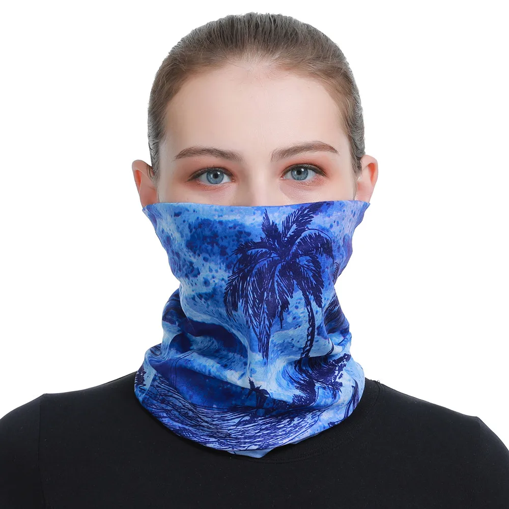 2024 New Fashion Natural Landscape Design Women Man Cycling Bandana Outdoor Sports Headband Bicycle Balaclava Travel Neck Scarf