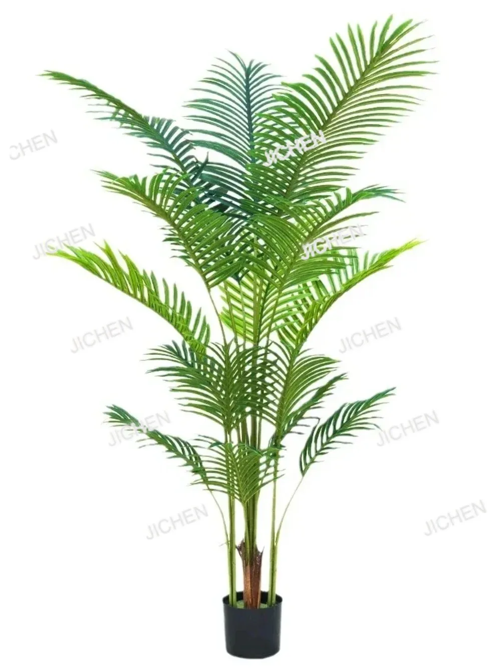 

XHX Palm Tree Potted Tropical Plants Fake Green Monstera For Christmas Home Garden Office Decor