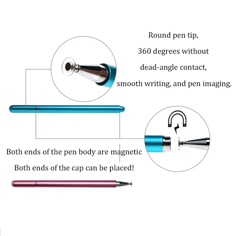 Universal Capacitive Stlus Touch Screen Smart Pen for IOS/Android System for phone Xiaomi Apple Phone Stylus Pencil Touch Pen