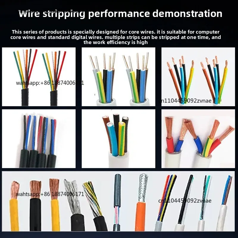 3F core wire pneumatic wire stripping machine blade peeling small automatic arrangement outer skin sheath  hot