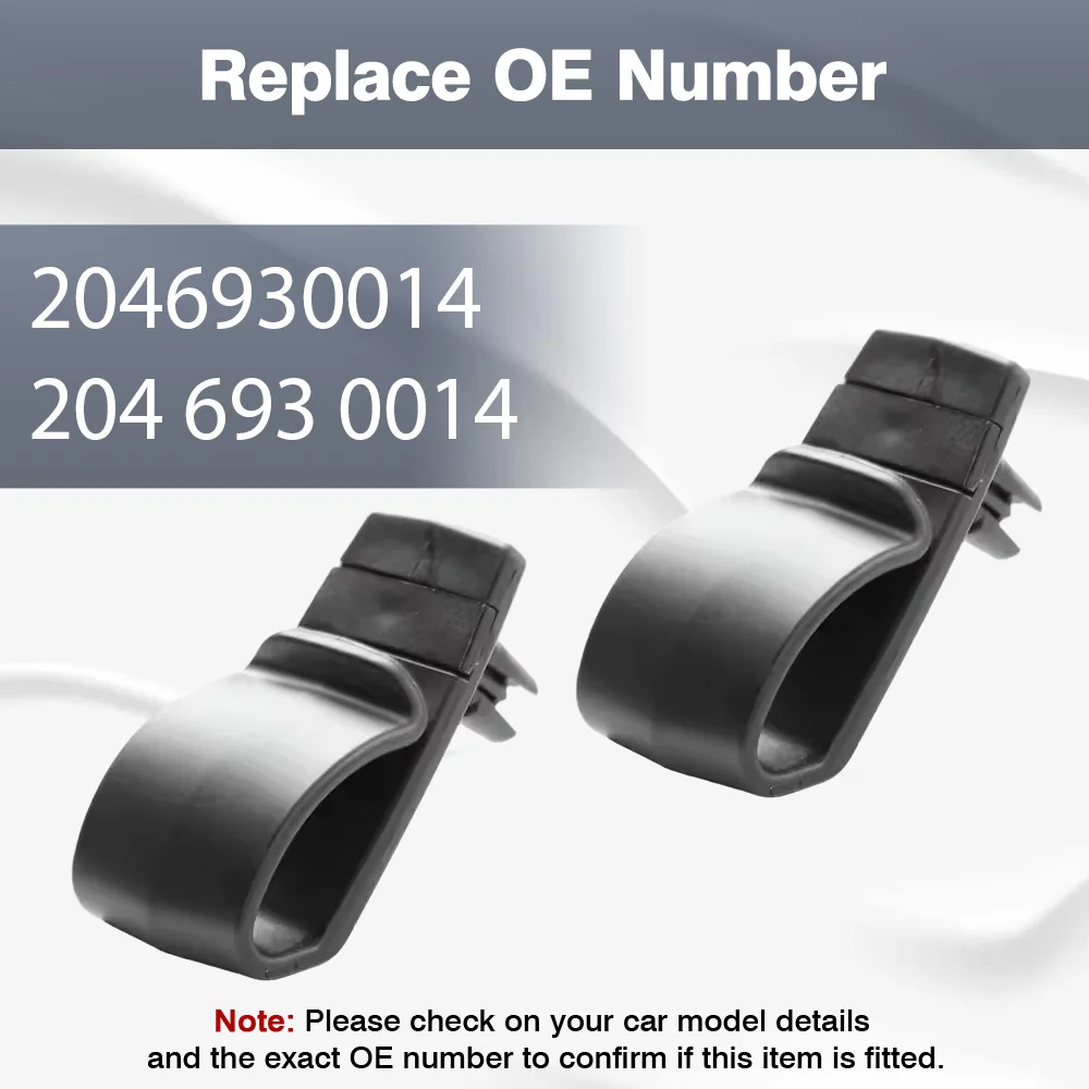 

2pcs Left Right Trunk Luggage Hook Clip Black L/R Drive 2046930014 Fit For Mercedes-Benz C-Class W204 2007-2013
