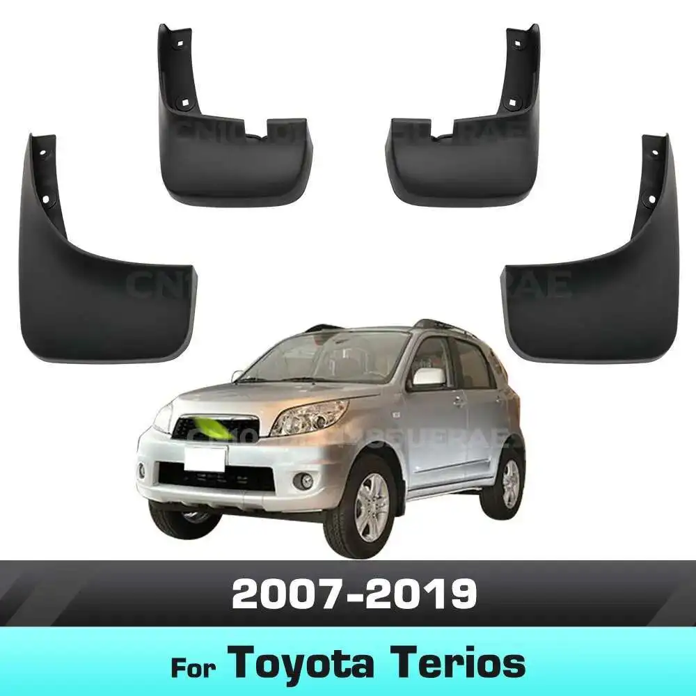 

For Toyota Terios 2007 2008 2009-2015 2016 2017 2019 Fender Mudguard Mud Flaps Guard Splash Flap Mudguards Car Accessories