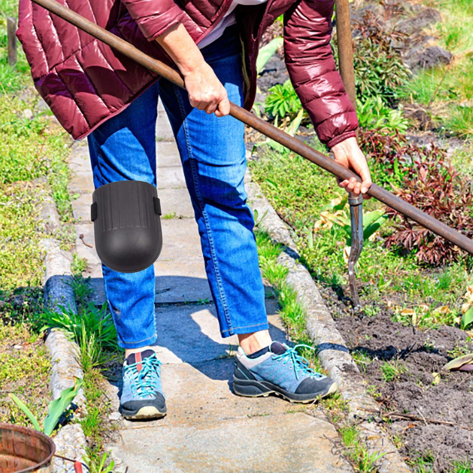 

2Pairs Professional Knee Pads Wear-Resistant Comfortable Garden and Work Kneeguard for Construction Plumbing Painting Household