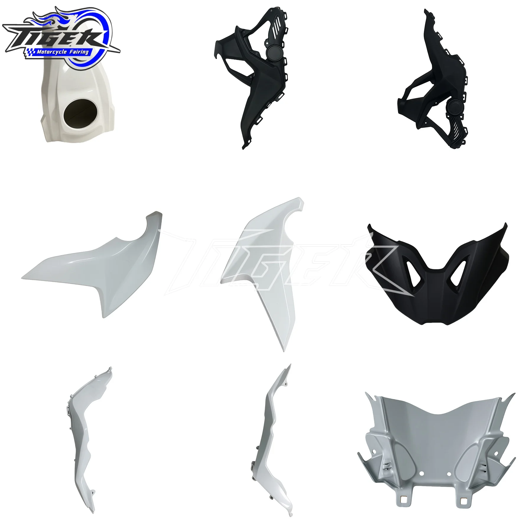 Motorcycle shell unpainted fairing suitable for BMW f850gs F850GS 2019 2020 2021 2022 2023 2024 ABS plastic body kit
