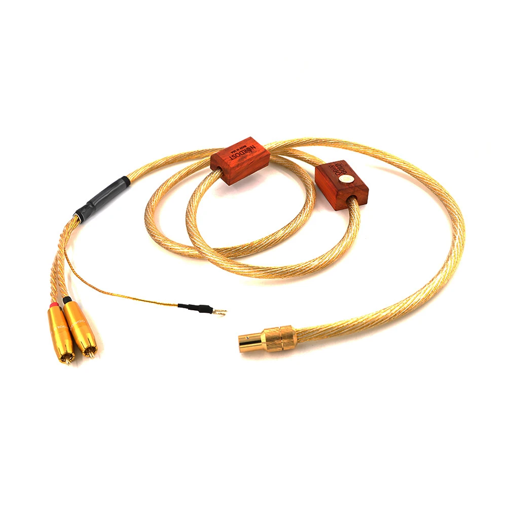 Nordost ODIN GOLD TONEARM CABLE PHONO RCA Male Cable Viny HIFI