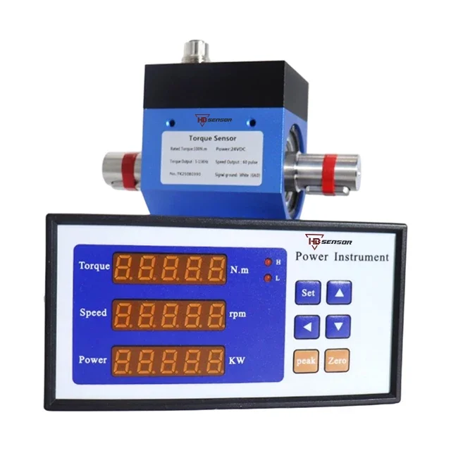 

TLF HB HBWTQ1050D Встроенный поворотный цифровой динамический датчик крутящего момента Измеритель мощности ЖК-дисплей Горизонтальный монтаж