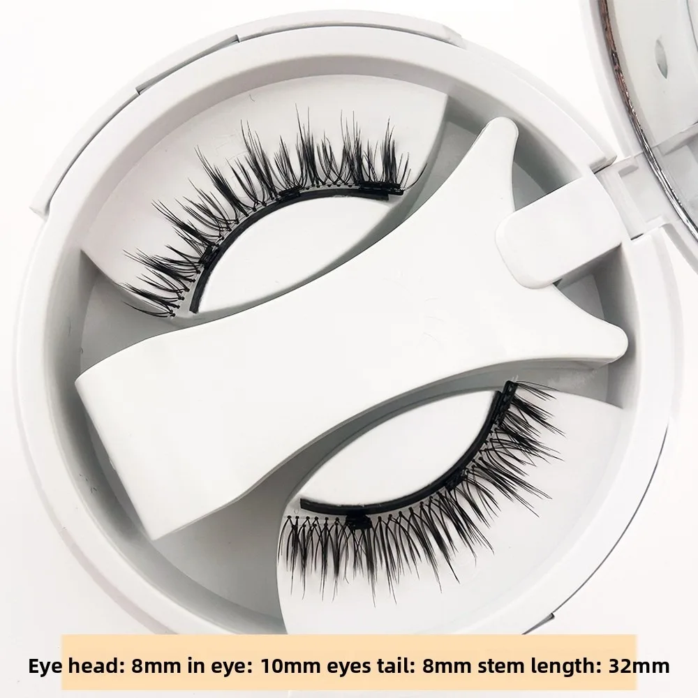 Repeatedly Magnetic Eyelashes with Applicator No Glue Required Natural Manga Lashes Easy To Use DIY Eyelash Extension