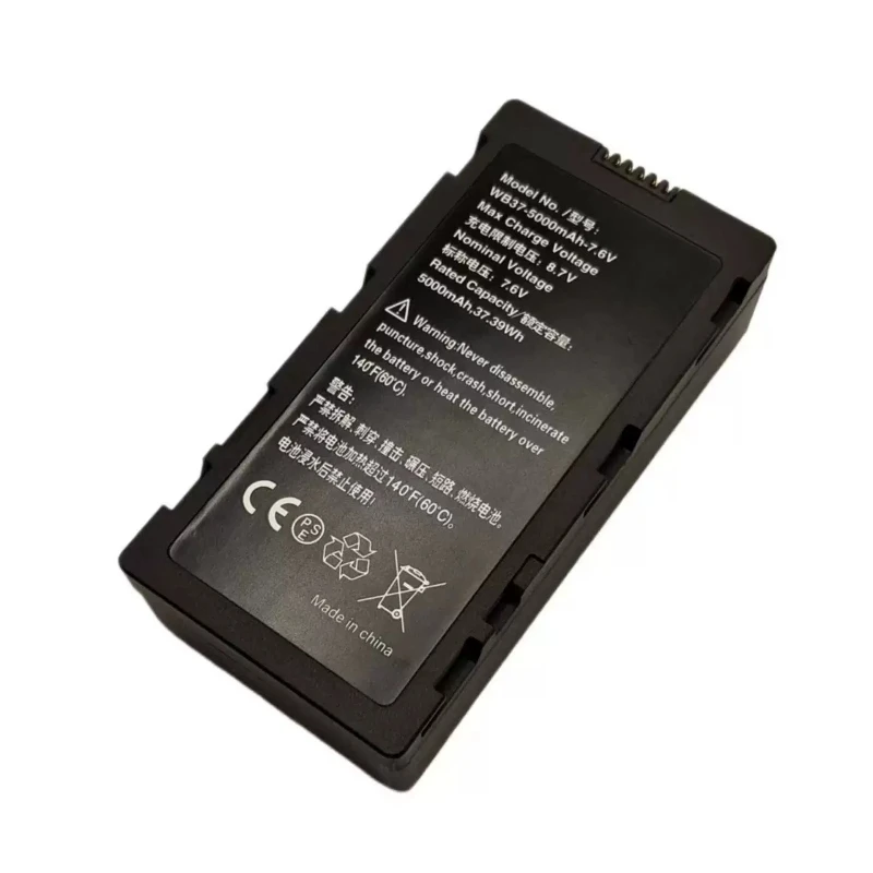 WB37 Remote Control Replacement Battery Compatible With DJI Agras T16 T30 T50 T60 Phantom 4 RTK M210 M600 FPV Drone Transmitter