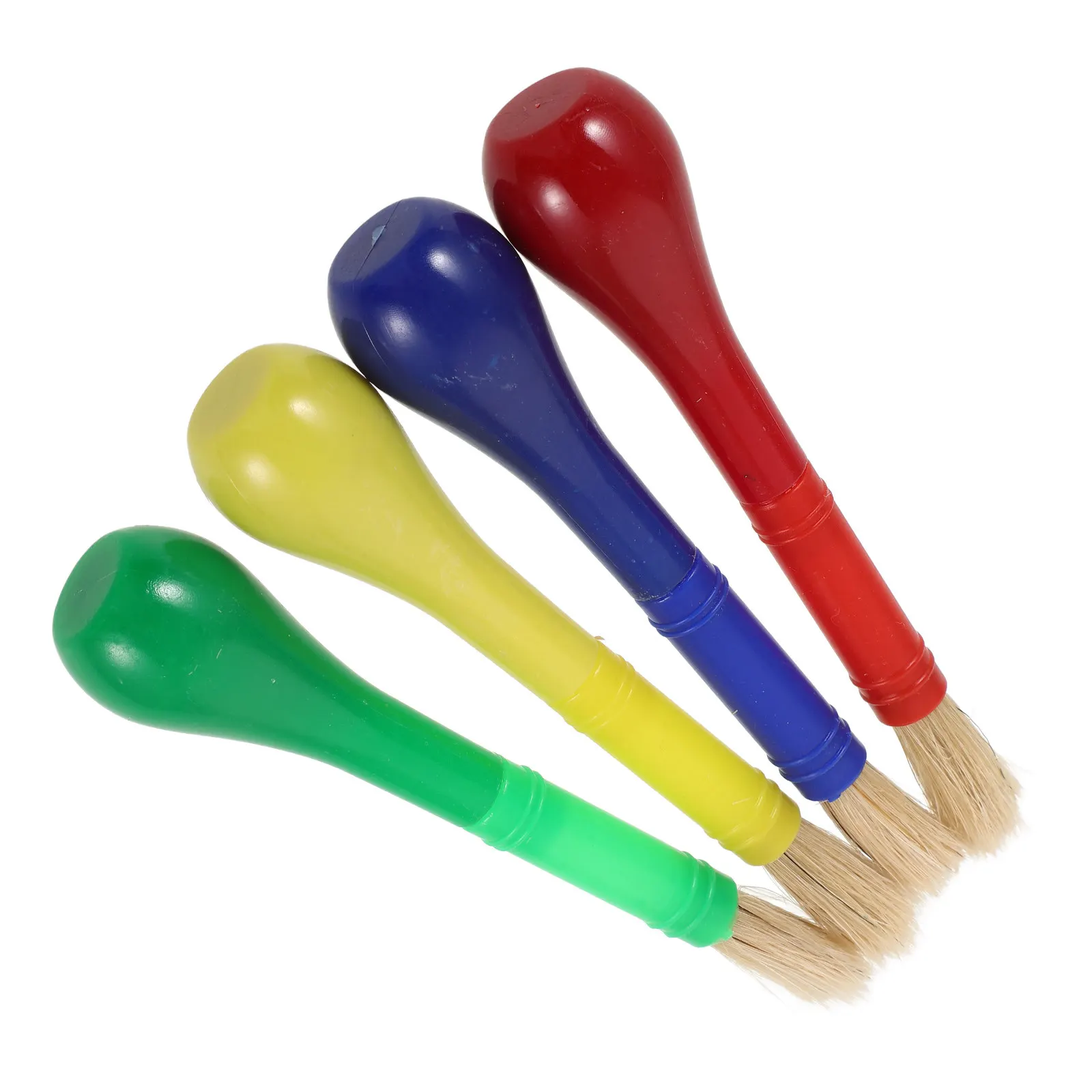 4Pcs Paint Brush Set Portable Small Painting Brushes for Acrylic Gouache Watercolor Paint Brushes for