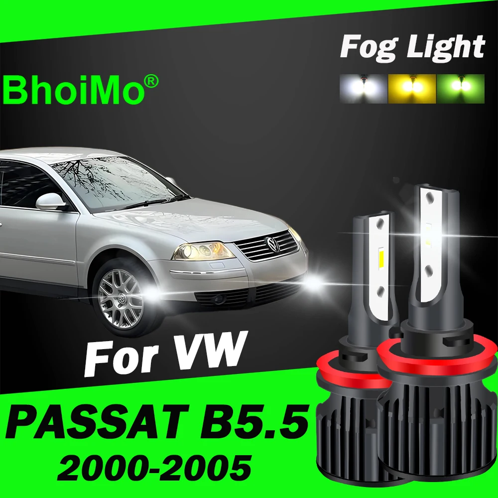 

BhoiMo For VW PASSAT B5.5 2000 - 2005 Led Front Fog Light Bulbs 2001 2002 2003 2004 Car Auto Lamp