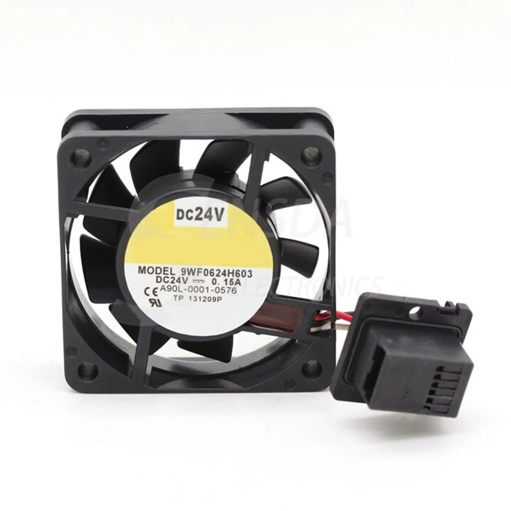 9WF0624H603 A90L-0001-0576 DC 24V 0.15A 6ccm 6020 60x60x20 мм 3-контактный разъем охлаждающий вентилятор