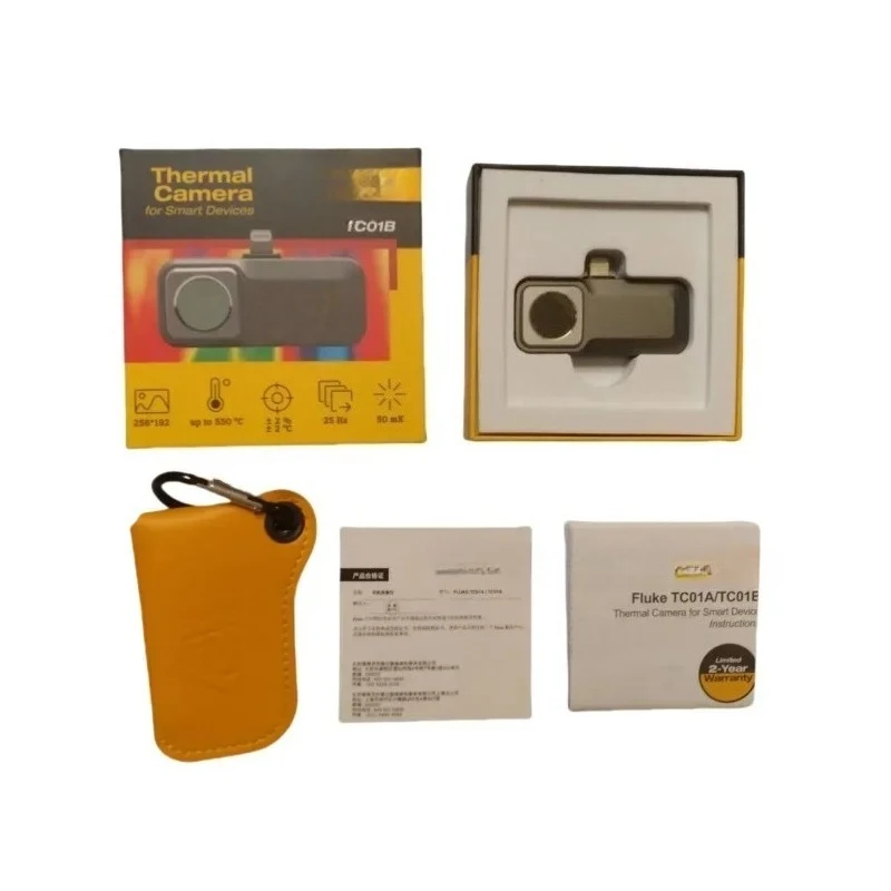 fluk iSee TC01A/TC01B Wärmebildkamera für Smartphone IOS Android Typ C Handy Fußbodenheizung Rohr PCB 256x192 25Hz HD IR