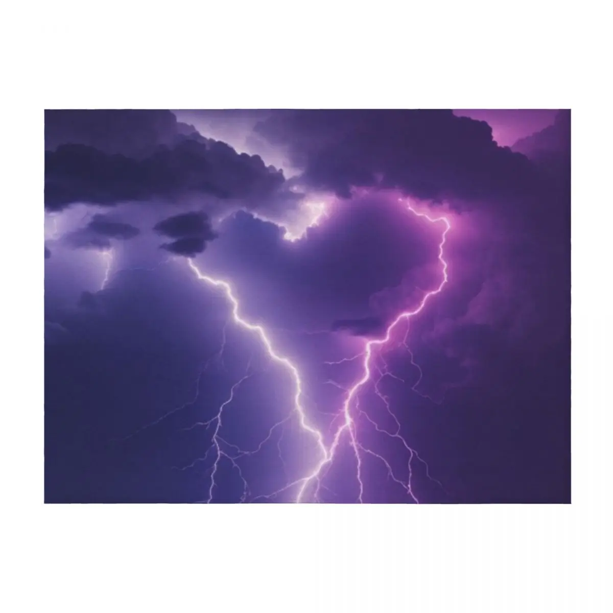 

Heart-shaped lightning Throw Blanket Cute Thins cosplay anime Bed Blankets